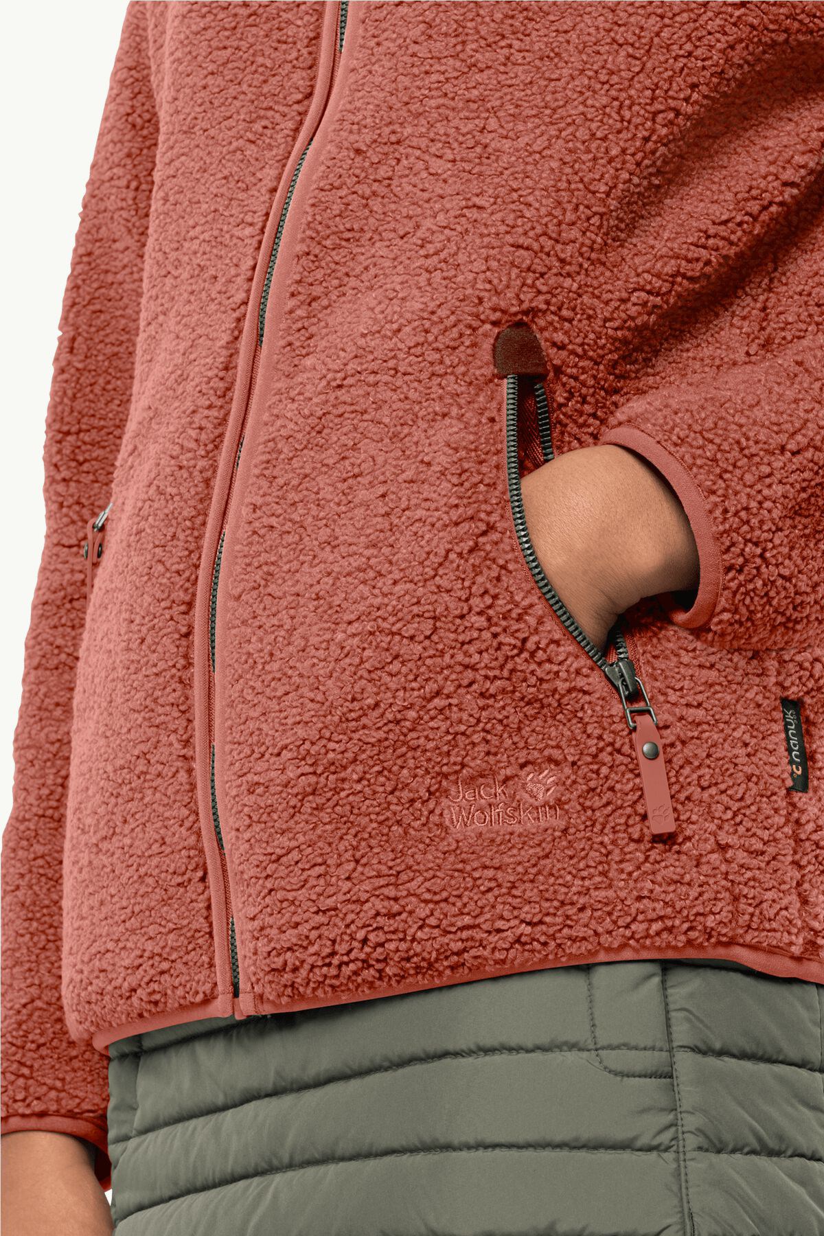 Jack Wolfskin High Cloud Kadın Polar Ceket 1708731-3067 Kırmızı