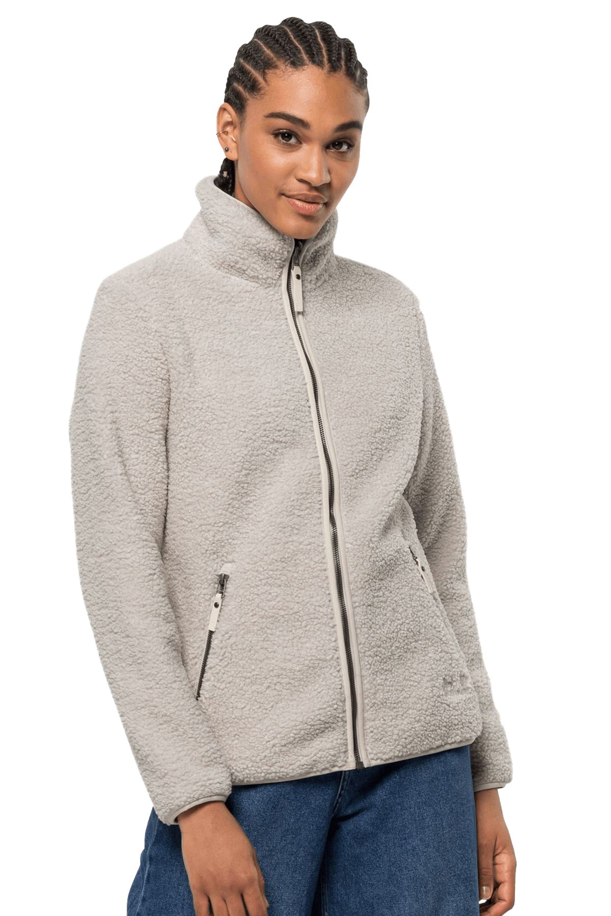 Jack Wolfskin High Cloud Kadın Polar Ceket 1708731-5062 Beyaz