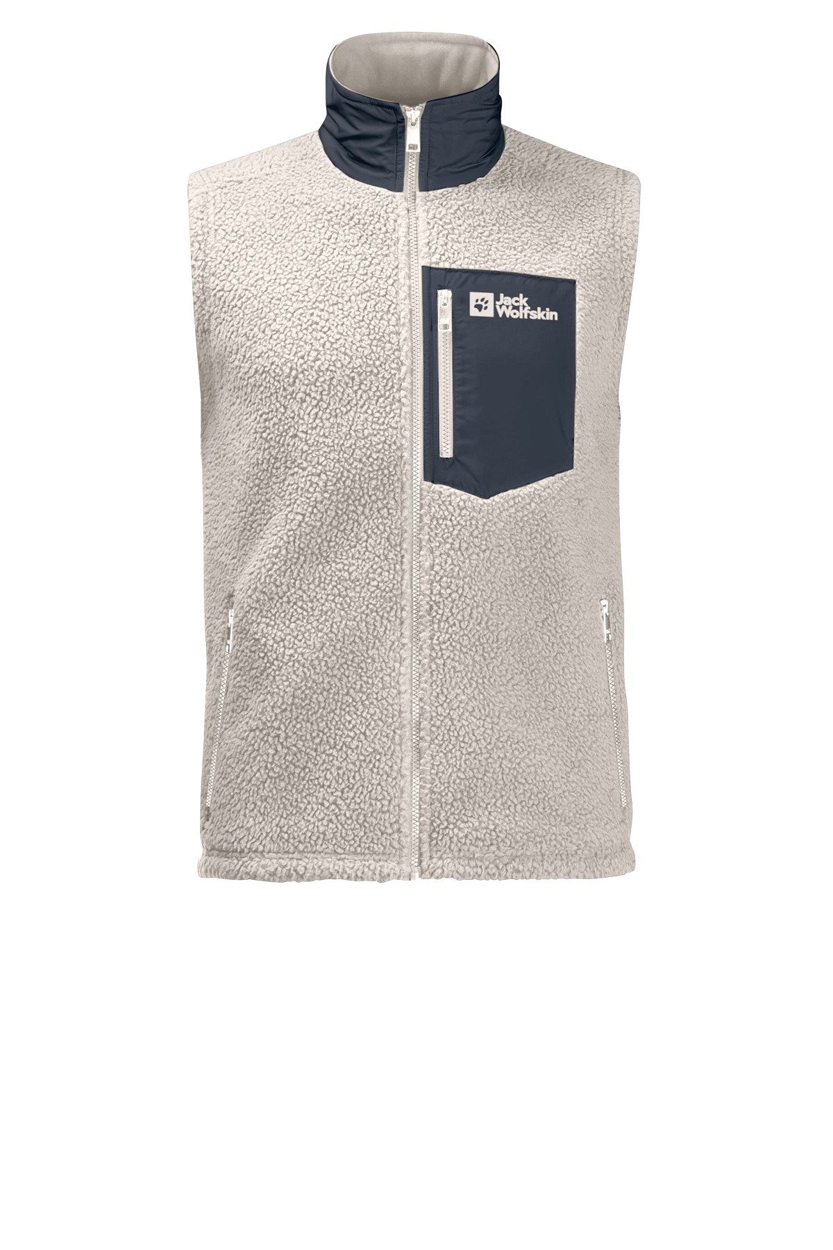 Jack Wolfskin Kingsway Erkek Yelek 1709012-5062 Beyaz