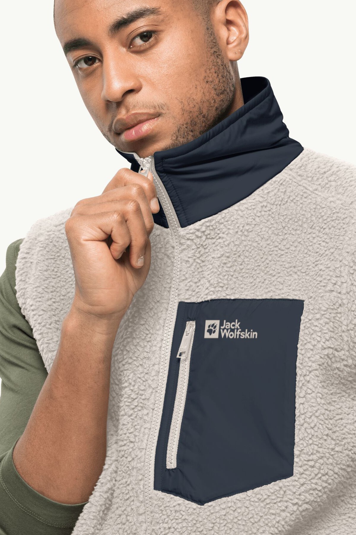 Jack Wolfskin Kingsway Erkek Yelek 1709012-5062 Beyaz