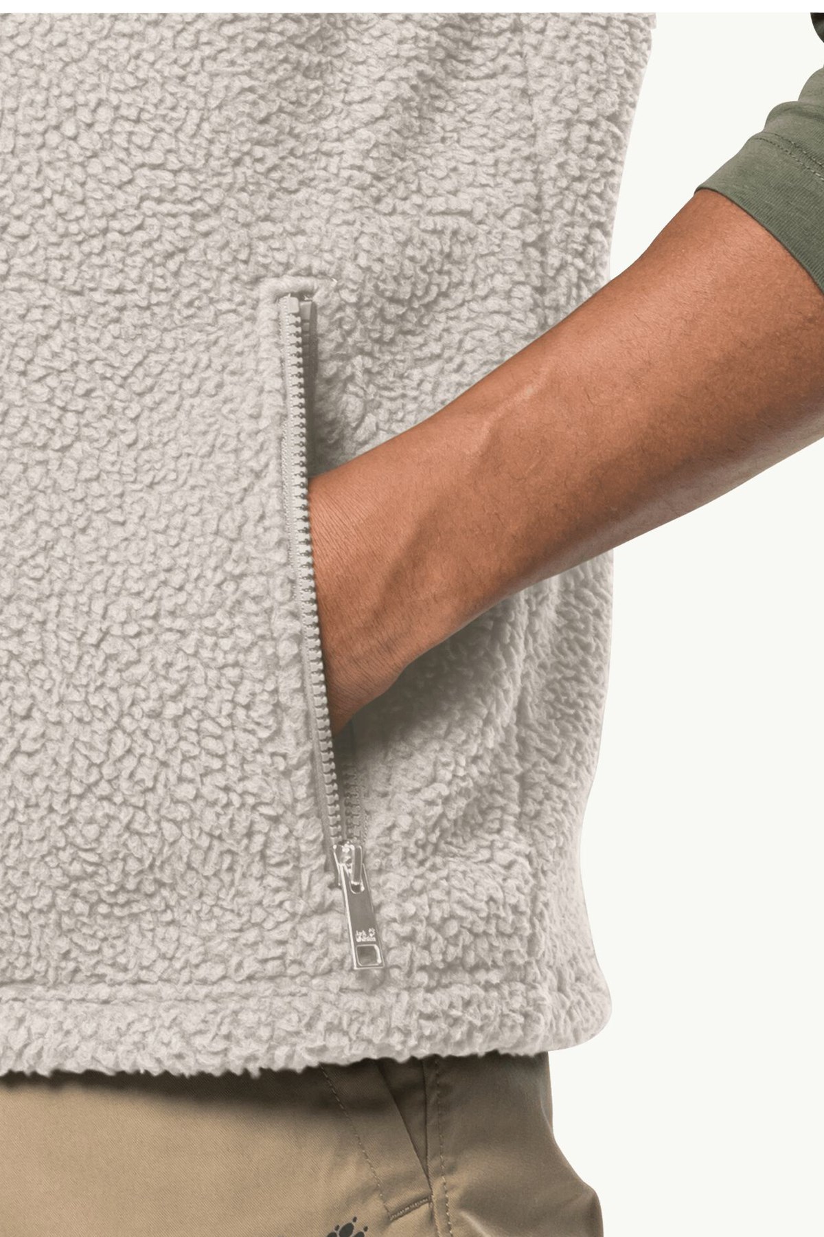 Jack Wolfskin Kingsway Erkek Yelek 1709012-5062 Beyaz