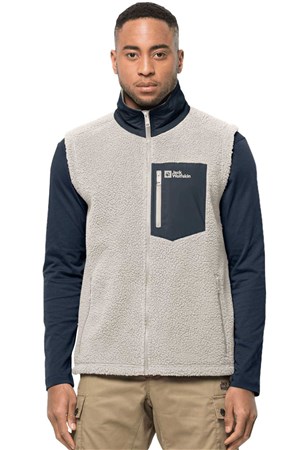 Jack Wolfskin Kingsway Erkek Yelek 1709012-5062 Beyaz