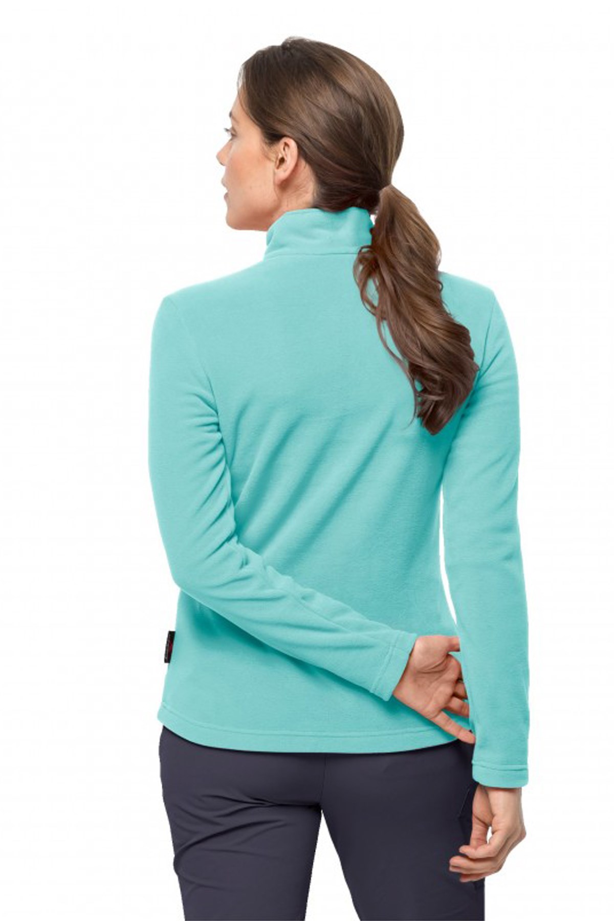 Jack Wolfskin Gecko Kadın Polar Sweatshirt 1709531-4110 Turkuaz