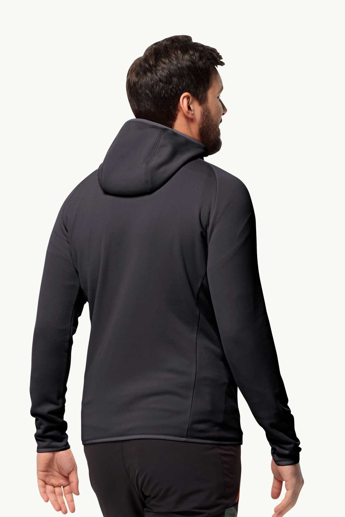 Jack Wolfskin Baiselberg Erkek Outdoor Polar Ceket 1710541-6350 Antrasit