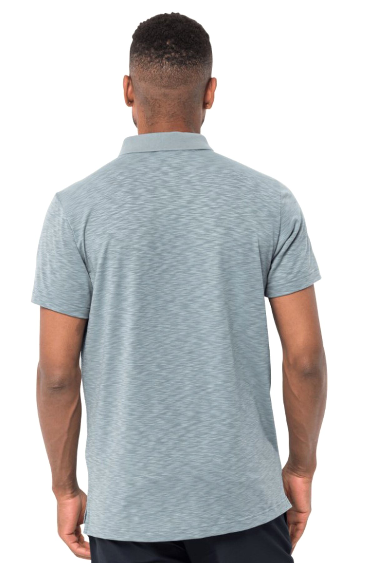 Jack Wolfskin Travel Polo Erkek Tişört 1804543-1282 Mavi