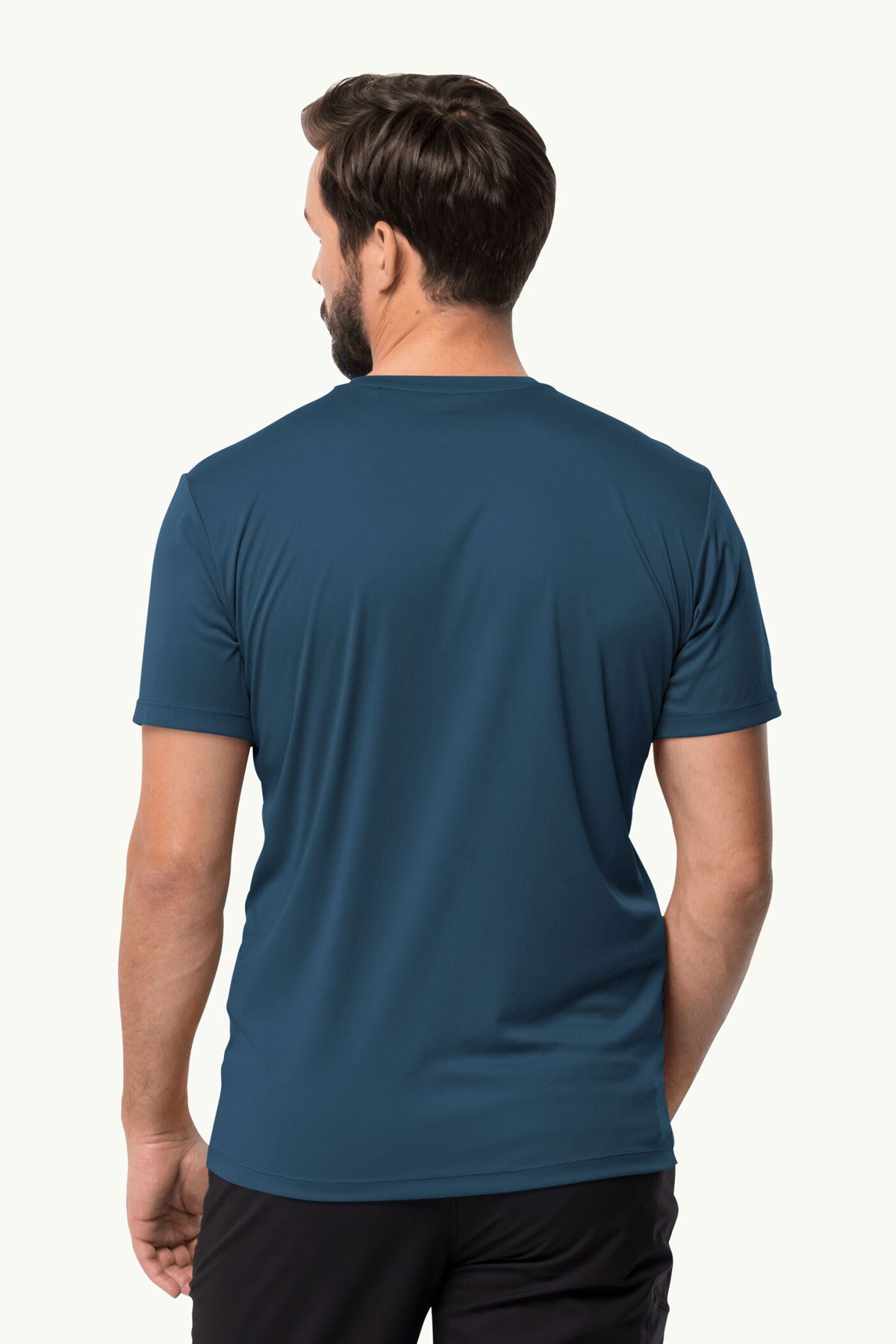 Jack Wolfskin Tech Erkek Tişört 1807072-1274 Mavi