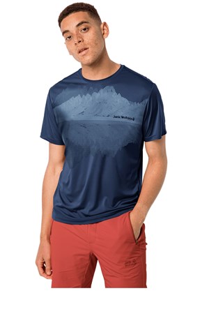Jack Wolfskin Peak Graphic Erkek Tişört 1807181-1024
