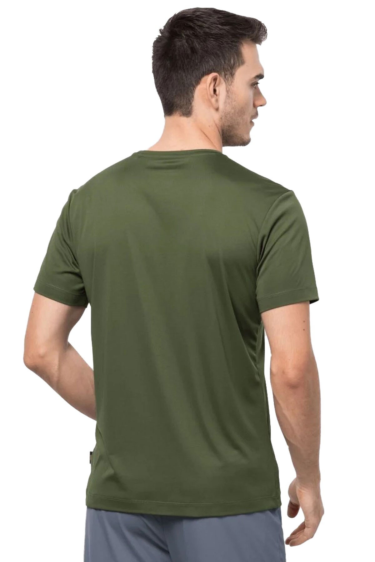 Jack Wolfskin Peak Graphic T Erkek Tişört 1807182-4129 Yeşil