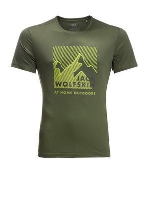 Jack Wolfskin Peak Graphic T Erkek Tişört 1807182-4129