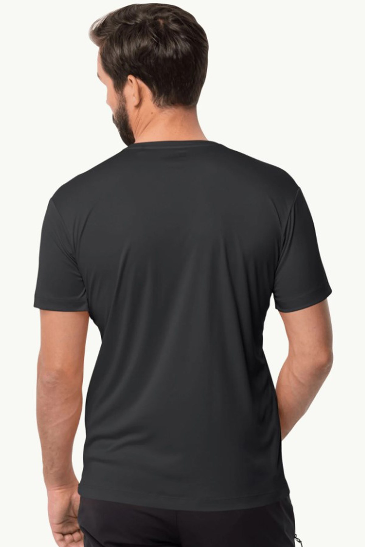 Jack Wolfskin Peak Graphic Erkek Tişört 1807183-6350 Antrasit