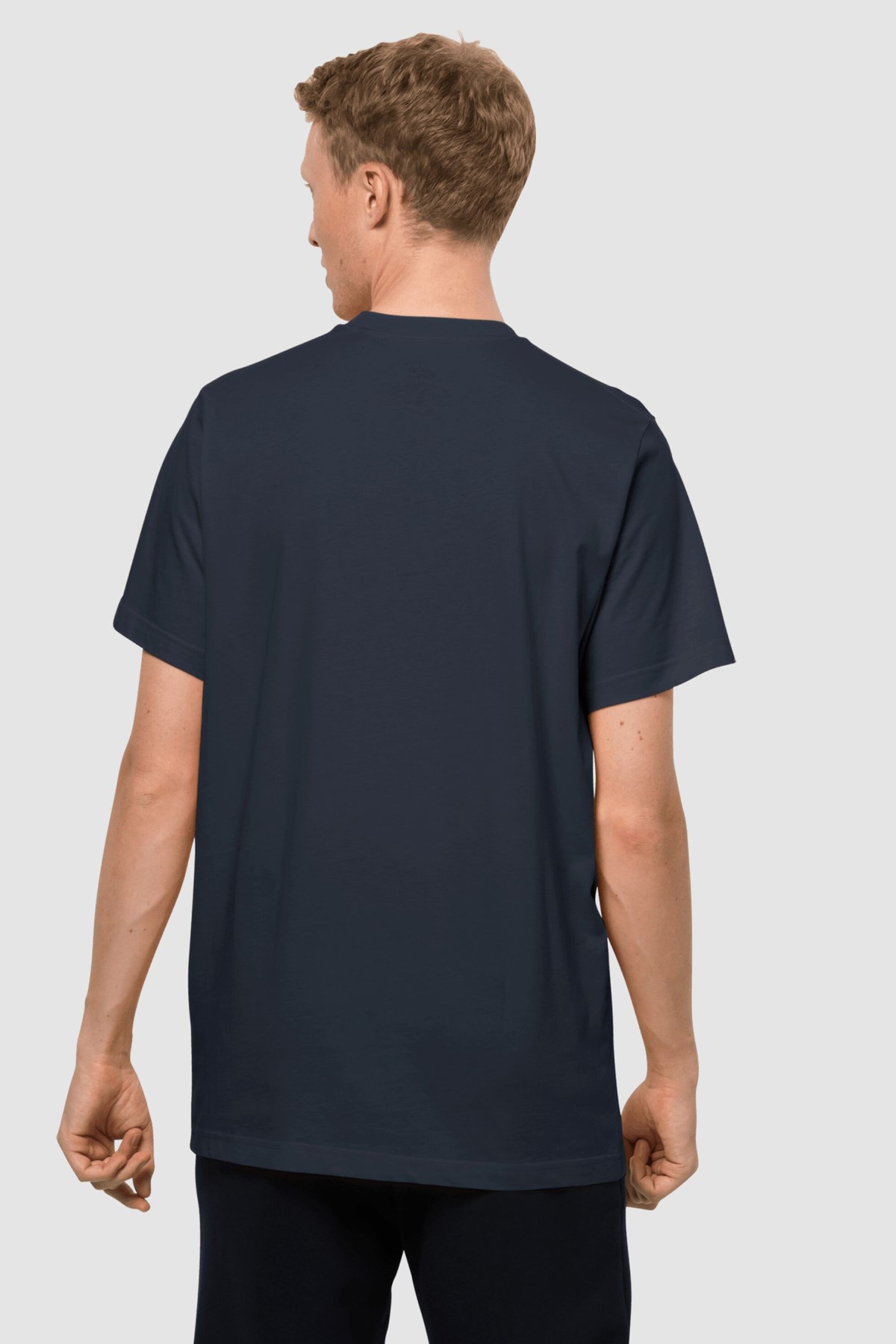 Jack Wolfskin Essential T Erkek Tişört  1808381-1010 Antrasit