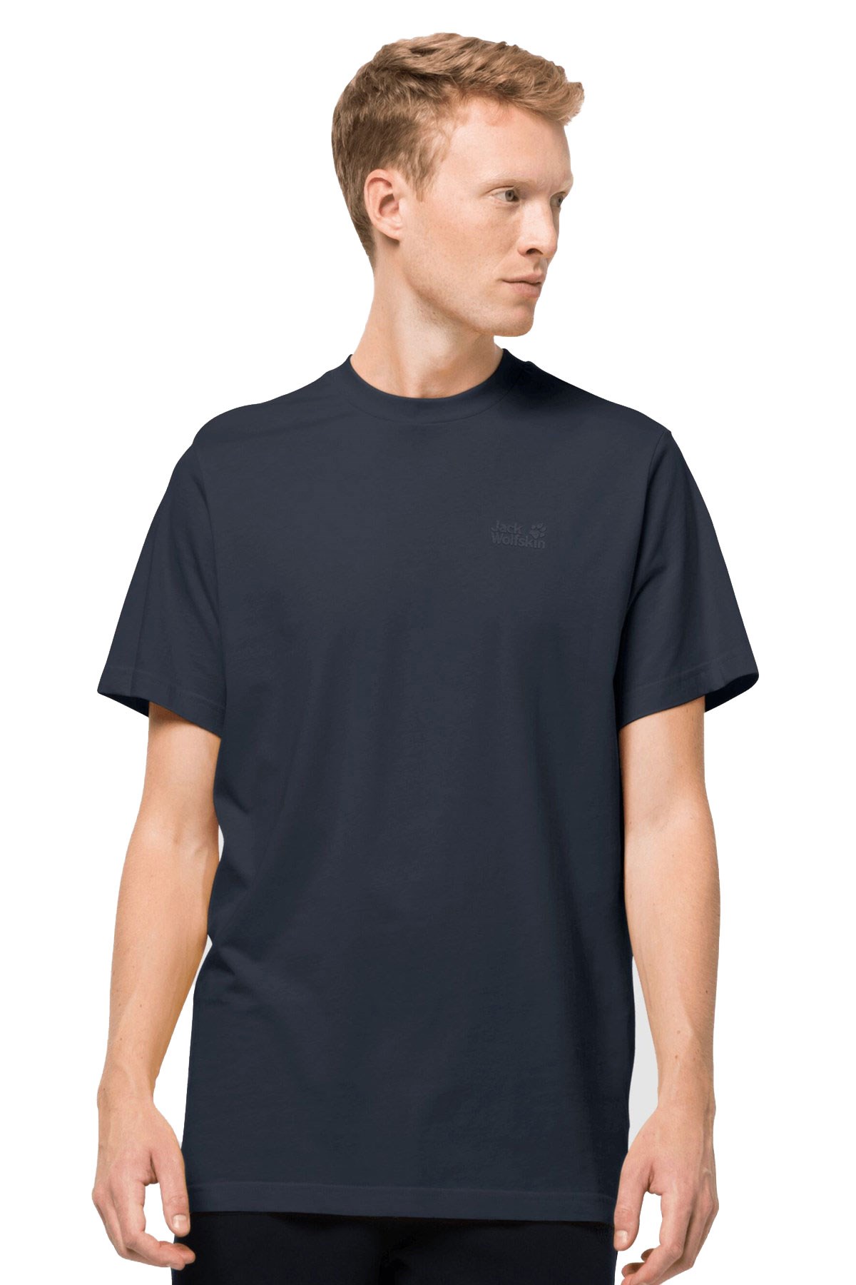 Jack Wolfskin Essential T Erkek Tişört  1808381-1010 Antrasit