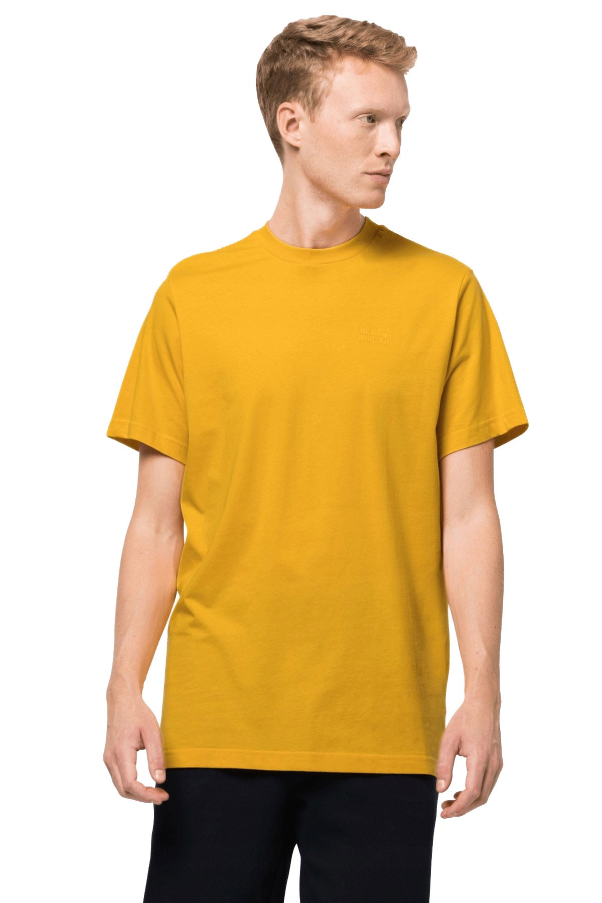 Jack Wolfskin Essential T Erkek Tişört  1808381-3802 Sarı