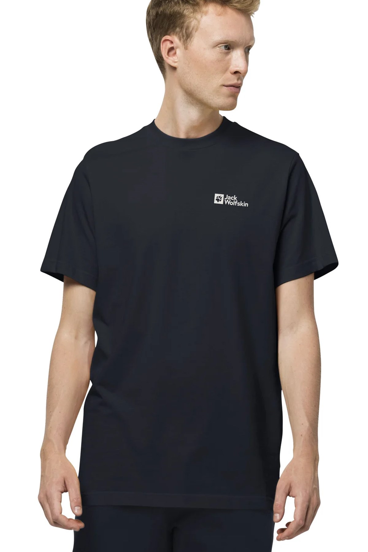 Jack Wolfskin Essential T M Erkek Tişört 1808382TR İndigo