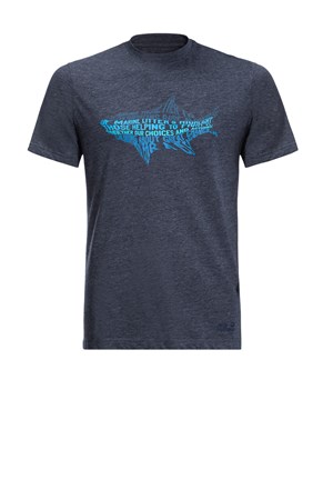 Jack Wolfskin Ocean Life T Erkek Tişört 1808391-1010