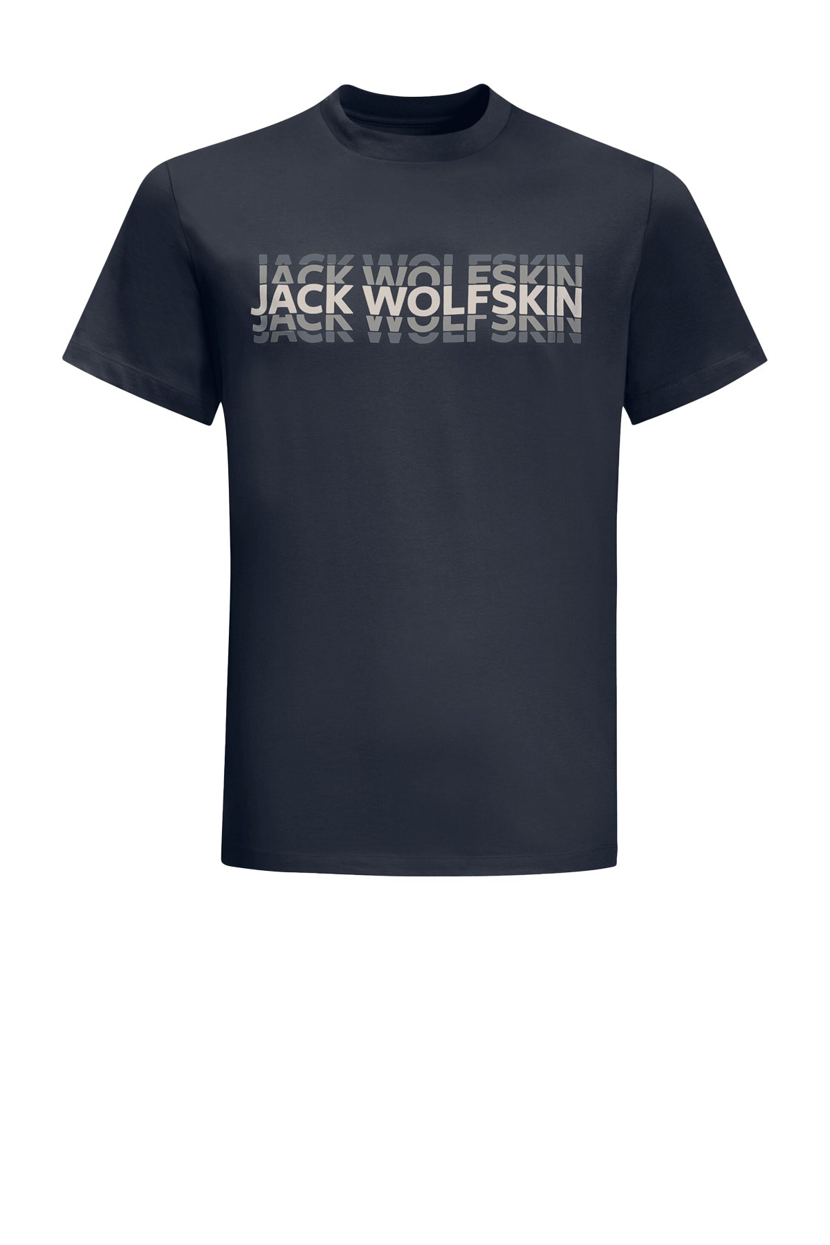 Jack Wolfskin Strobe T Erkek Tişört  1808591-1010 Antrasit