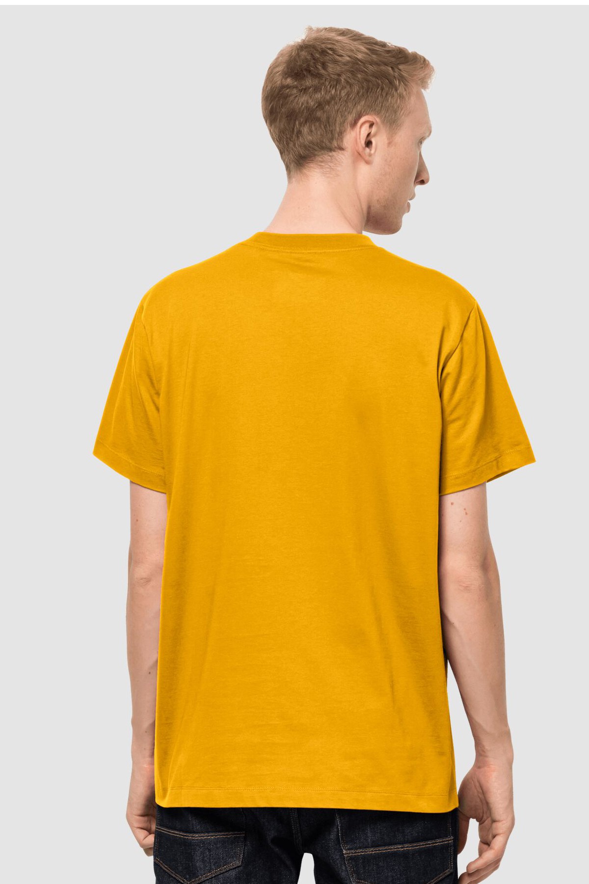 Jack Wolfskin Strobe T Erkek Tişört  1808591-3802 Sarı