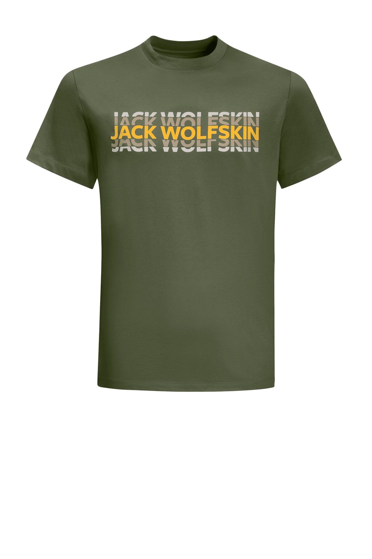 Jack Wolfskin Strobe T Erkek Tişört  1808591-4129 Yeşil