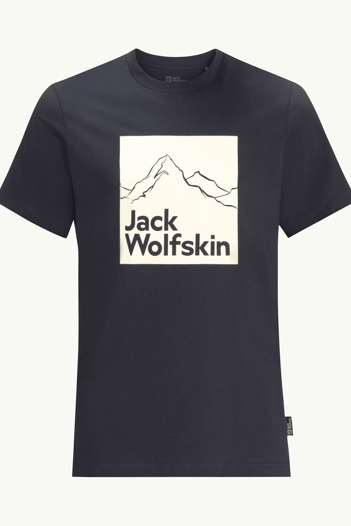 Jack Wolfskin Brand Erkek Tişört 1809021-1010 Lacivert