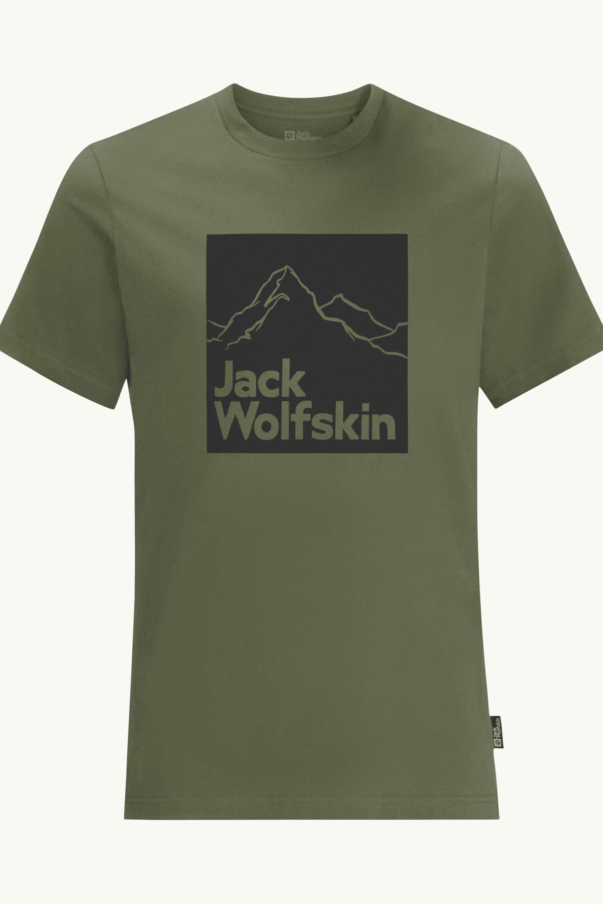 Jack Wolfskin Brand Erkek Tişört 1809021-4129 Yeşil
