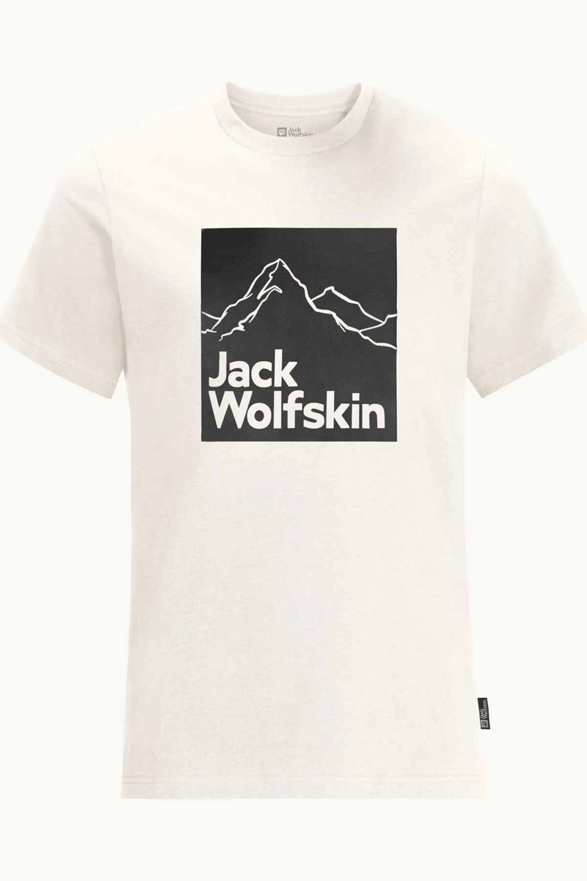 Jack Wolfskin Brand Erkek Tişört 1809021-5152 Beyaz