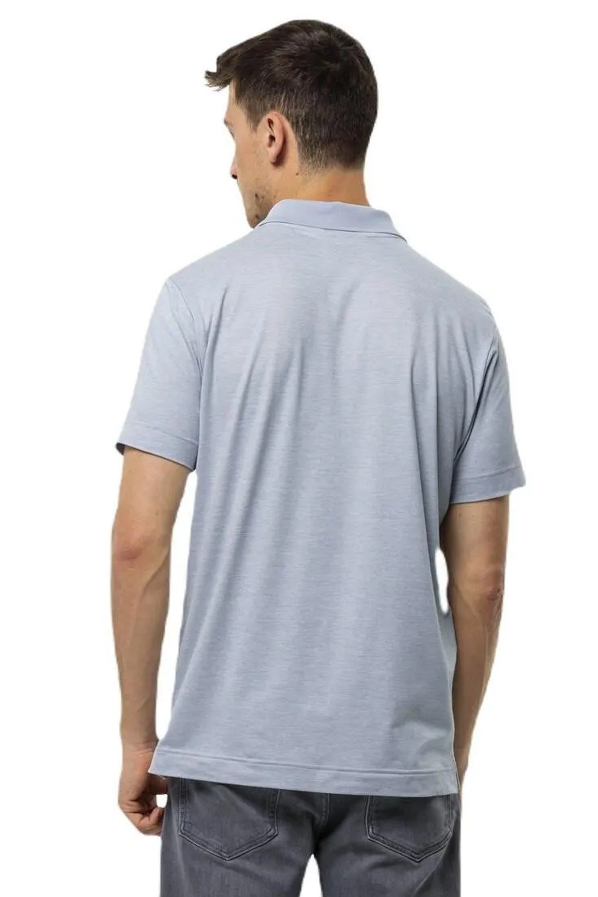 Jack Wolfskin Travel Polo Erkek Tişört 1809721TR Mavi