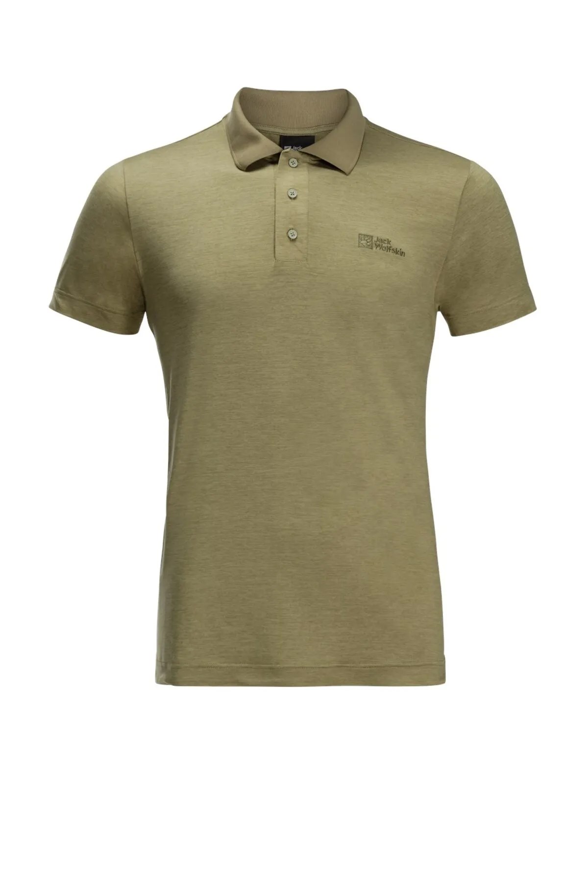 Jack Wolfskin Travel Polo Erkek Tişört 1809721TR Yeşil