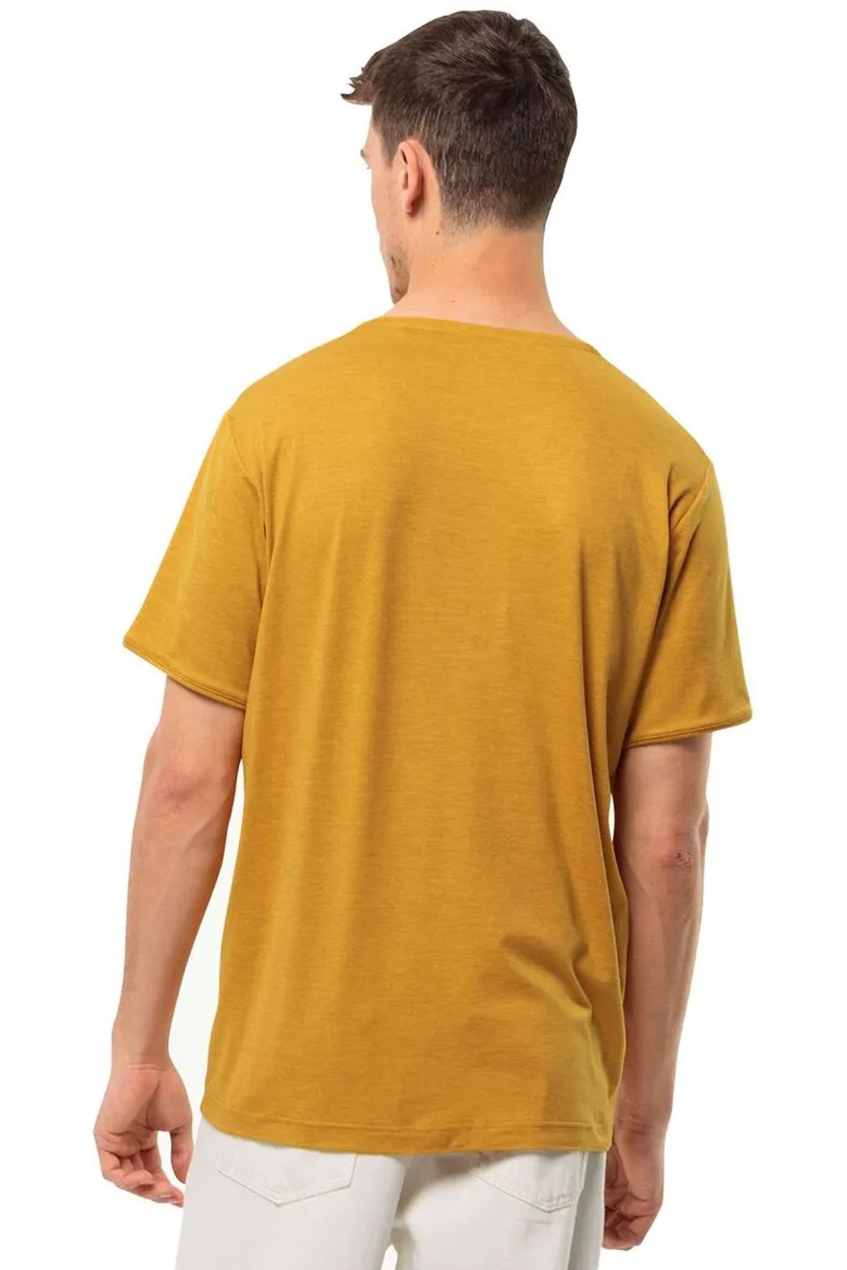 Jack Wolfskin Travel T M Erkek Tişört 1809751TR Sarı