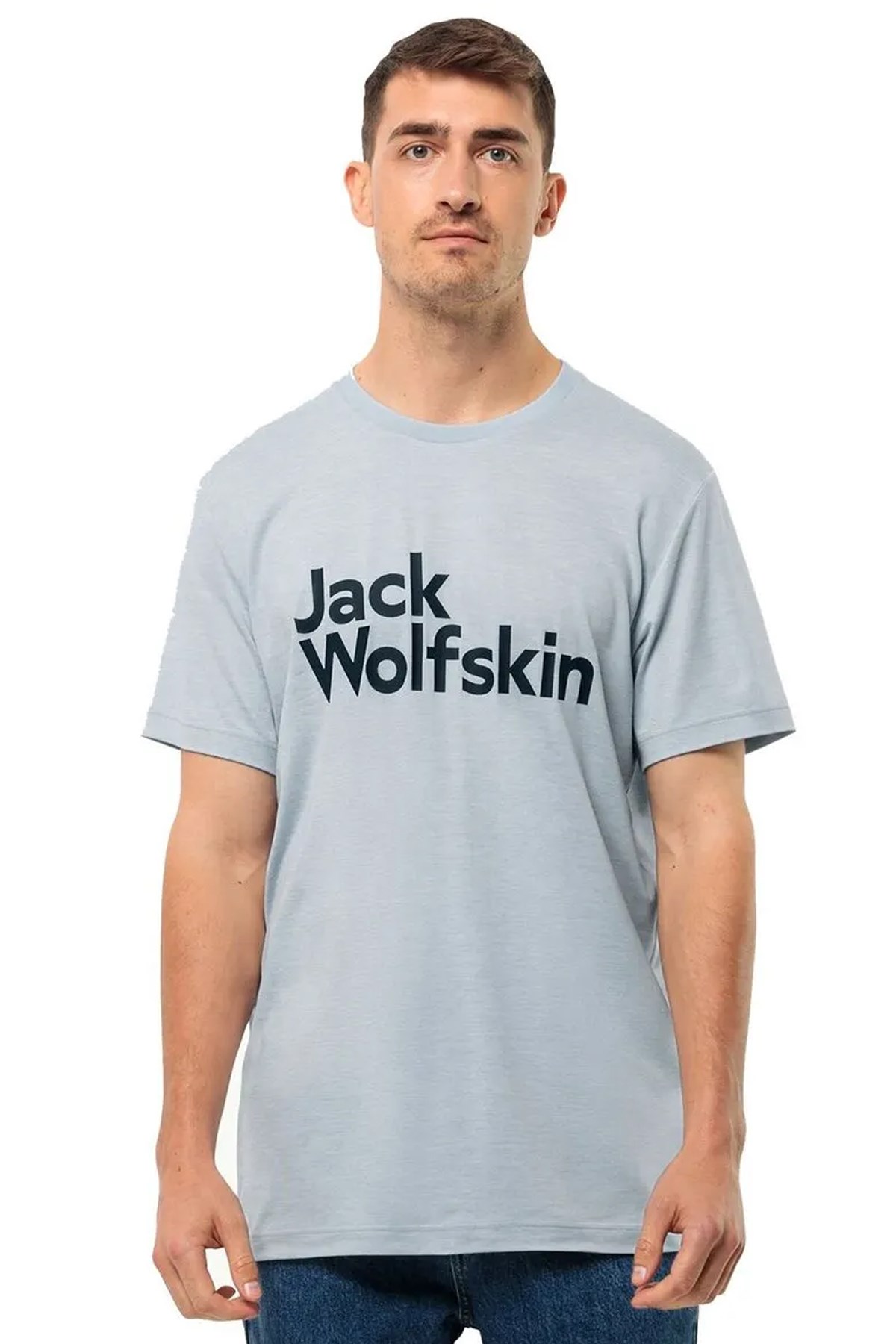 Jack Wolfskin Brand T M Erkek Tişört 1809771TR Mavi