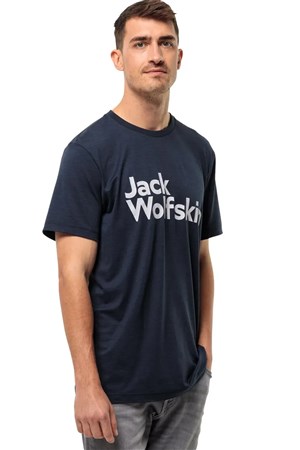 Jack Wolfskin Brand T M Erkek Tişört 1809771TR Lacivert