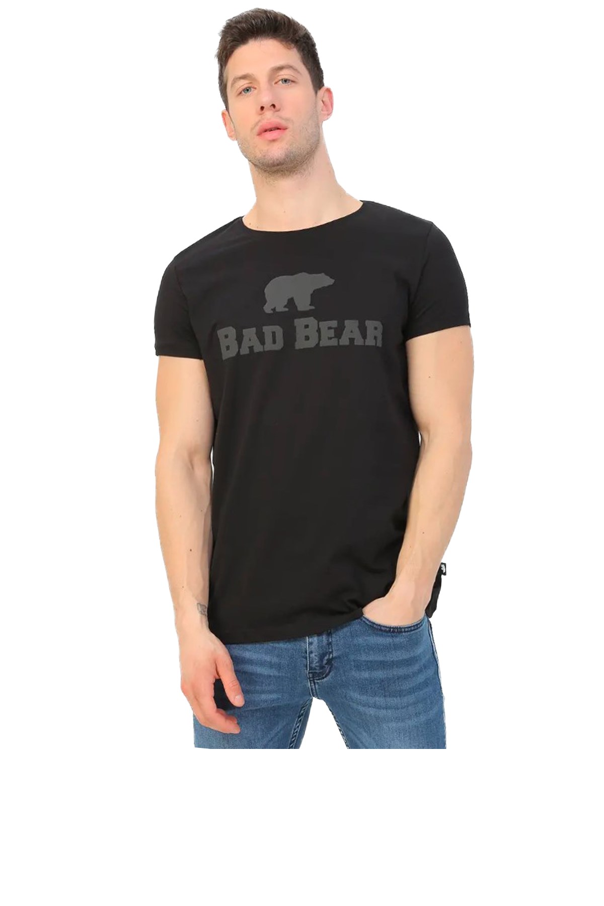 Bad Bear Erkek Tişört 19.01.07.002 Mavi