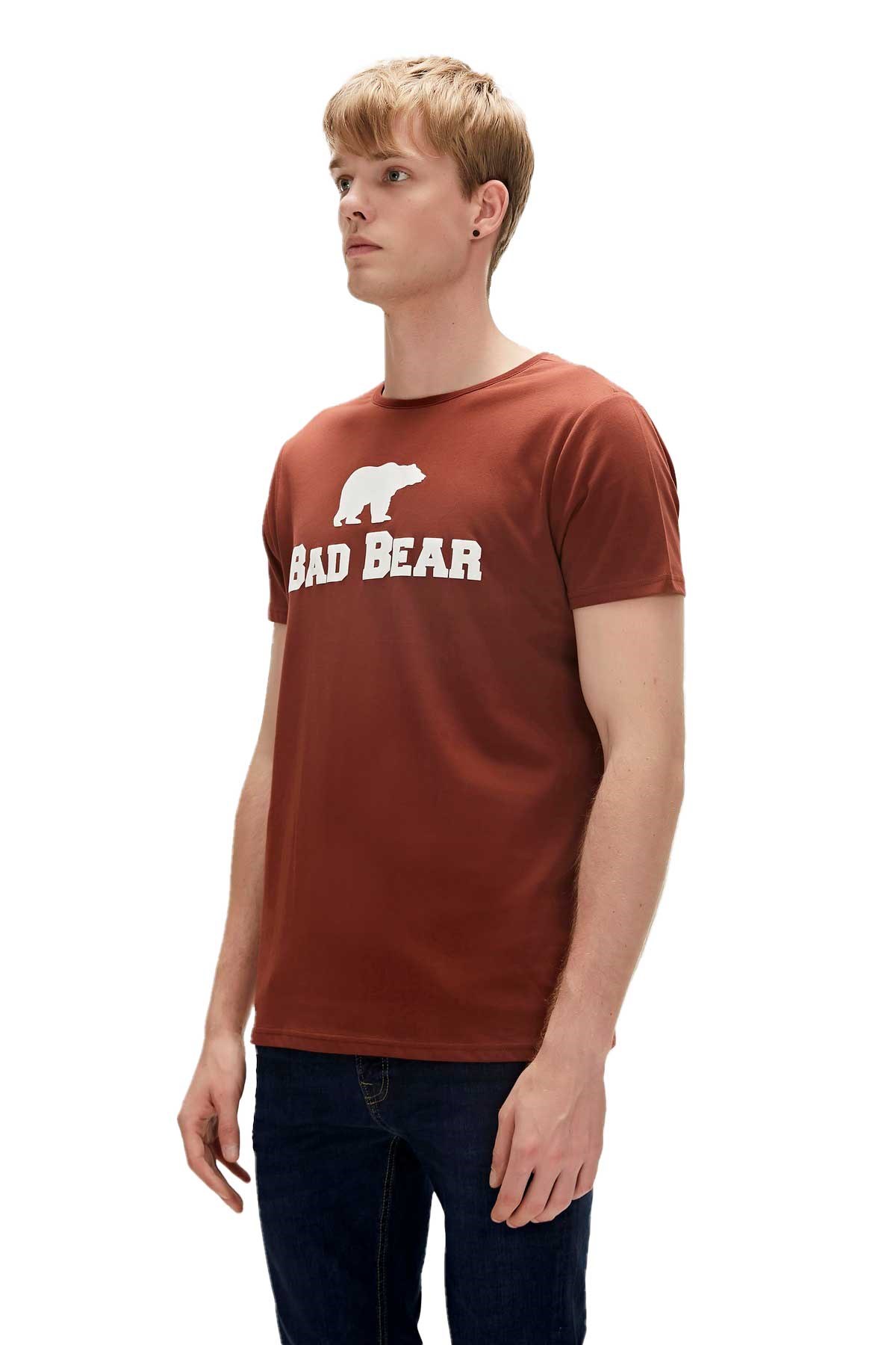 Bad Bear Erkek Tişört 19.01.07.002 Kahverengi