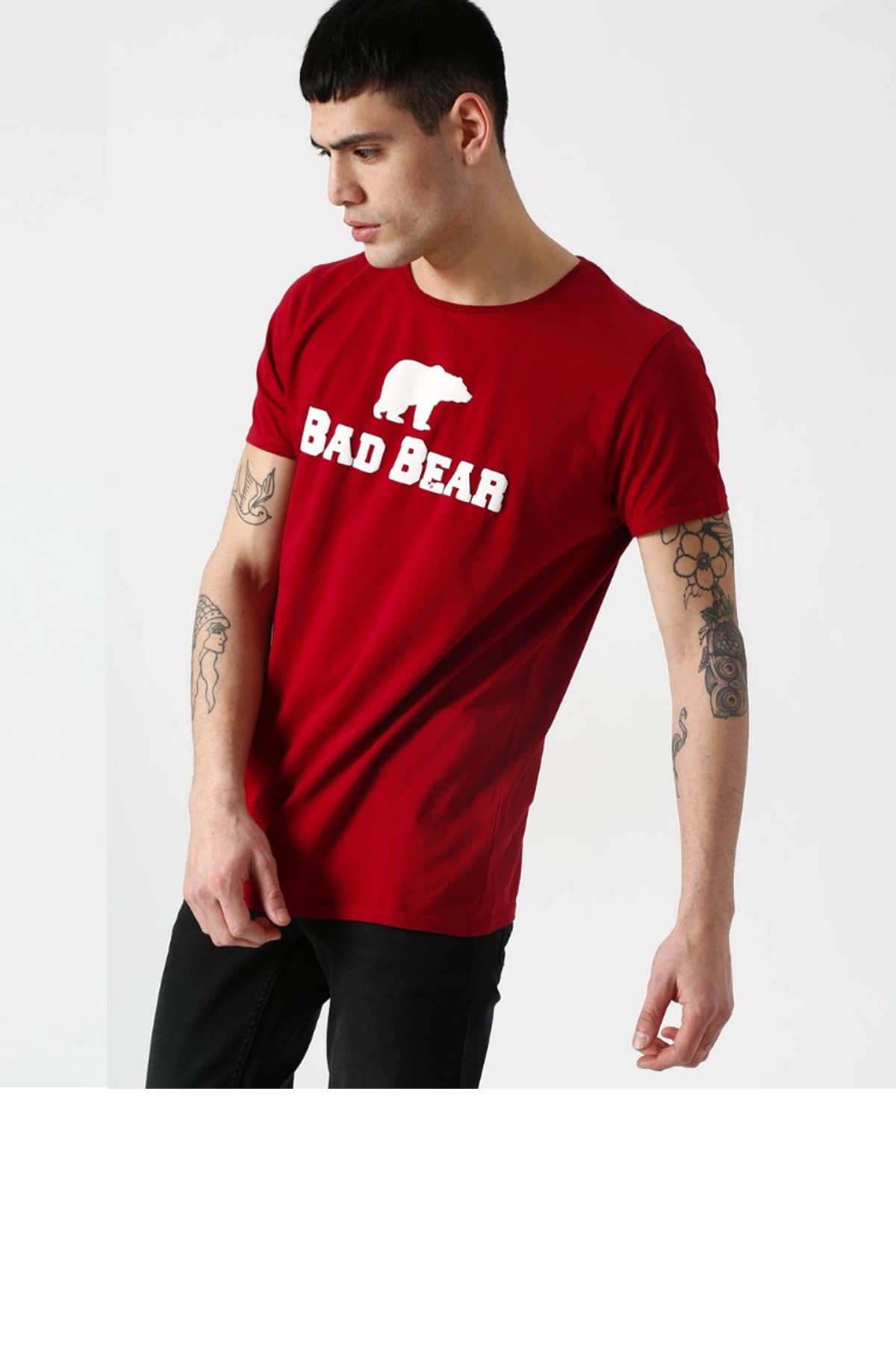 Bad Bear Erkek Tişört 19.01.07.002 Pembe