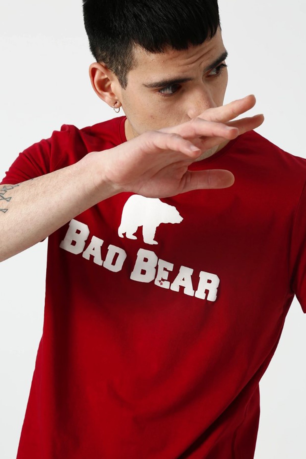 Bad Bear Erkek Tişört 19.01.07.002 Pembe