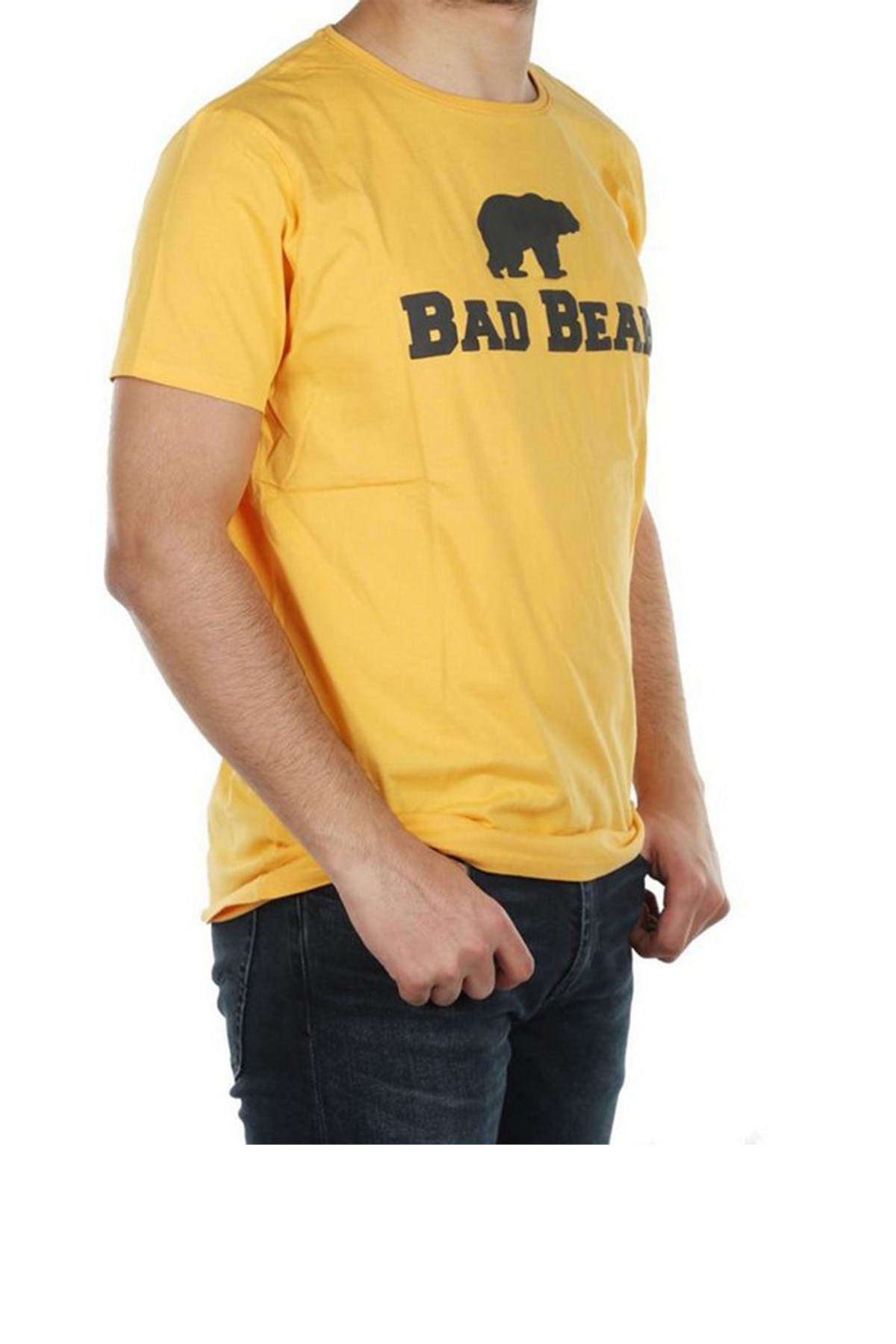 Bad Bear Erkek Tişört 19.01.07.002 Sarı