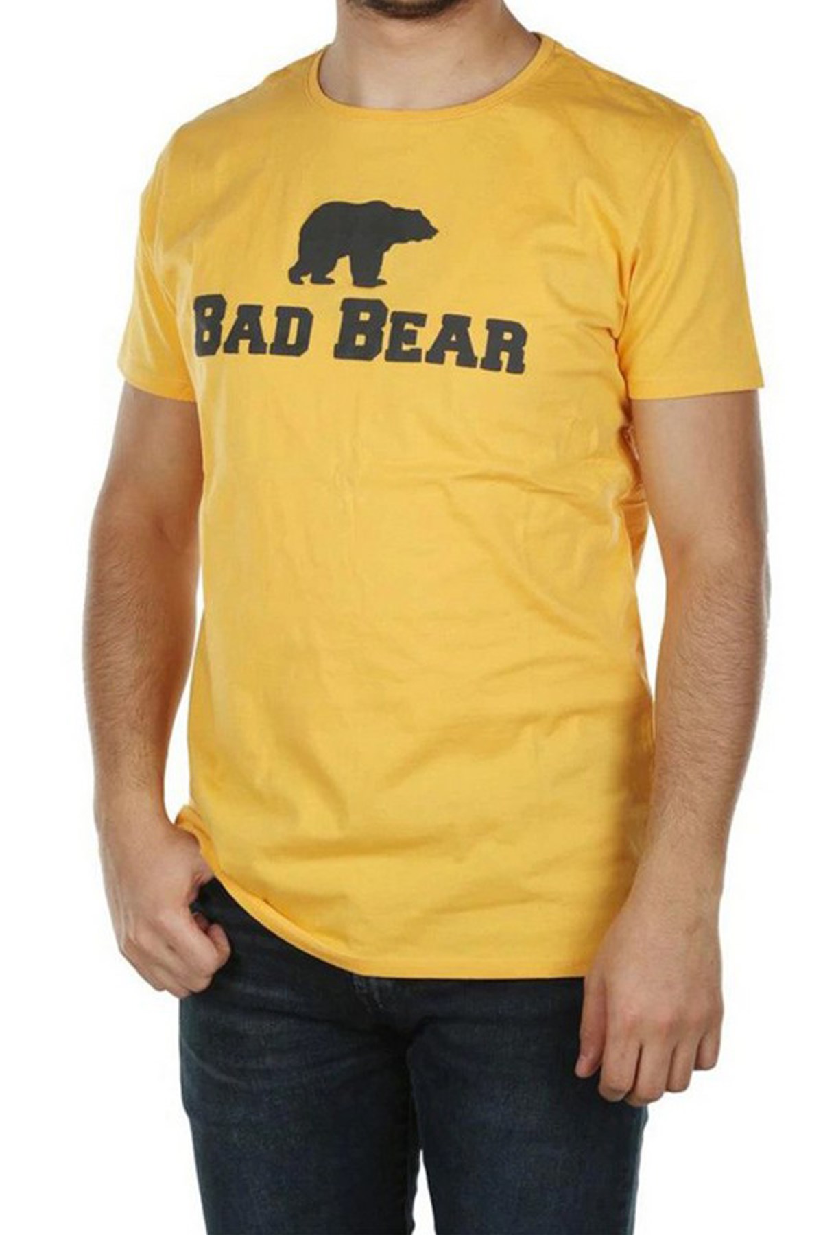 Bad Bear Erkek Tişört 19.01.07.002 Sarı