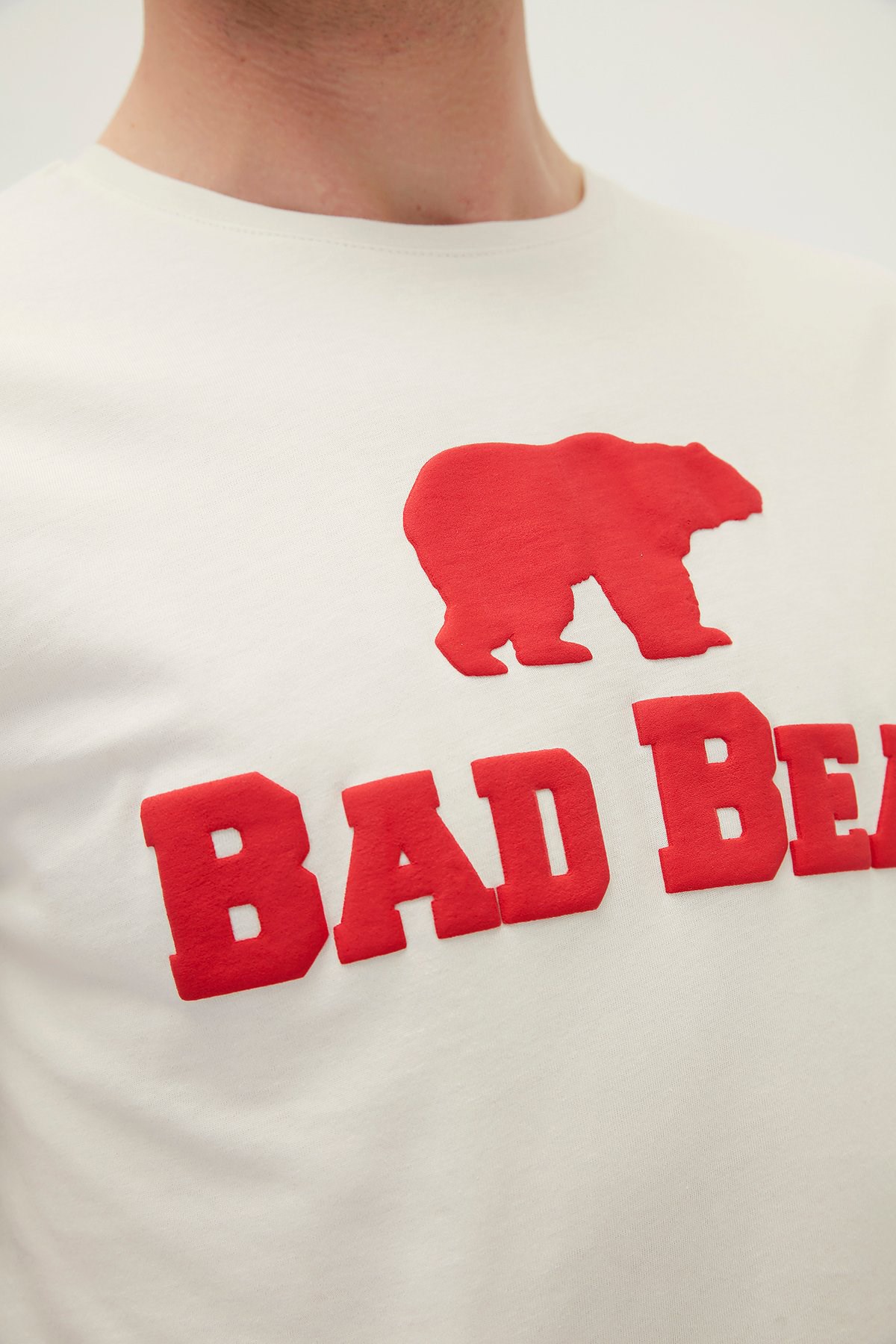 Bad Bear Erkek Tişört 19.01.07.002-C117 Beyaz