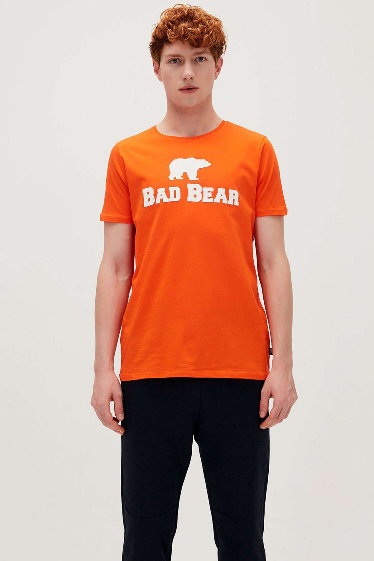 Bad Bear Erkek Tişört 19.01.07.002-C38 Turuncu