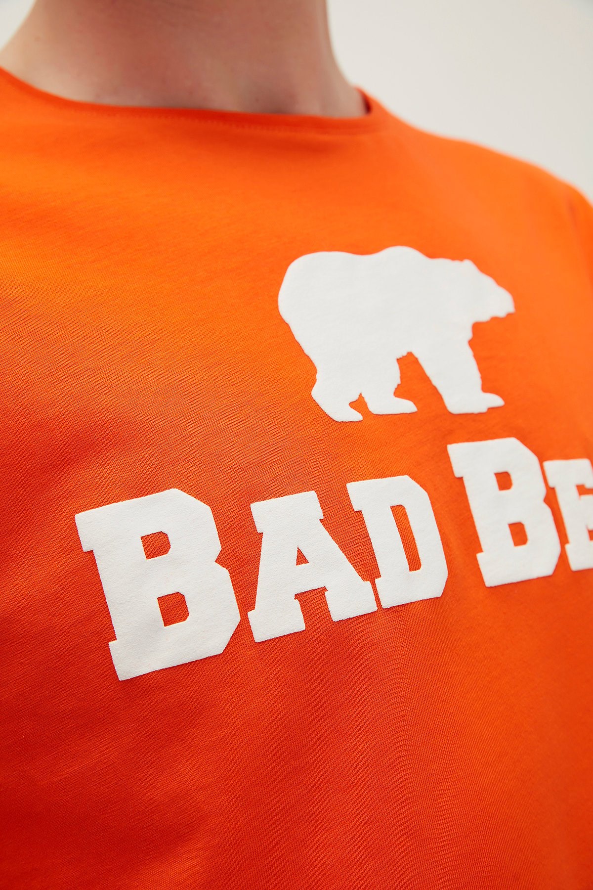 Bad Bear Erkek Tişört 19.01.07.002-C38 Turuncu