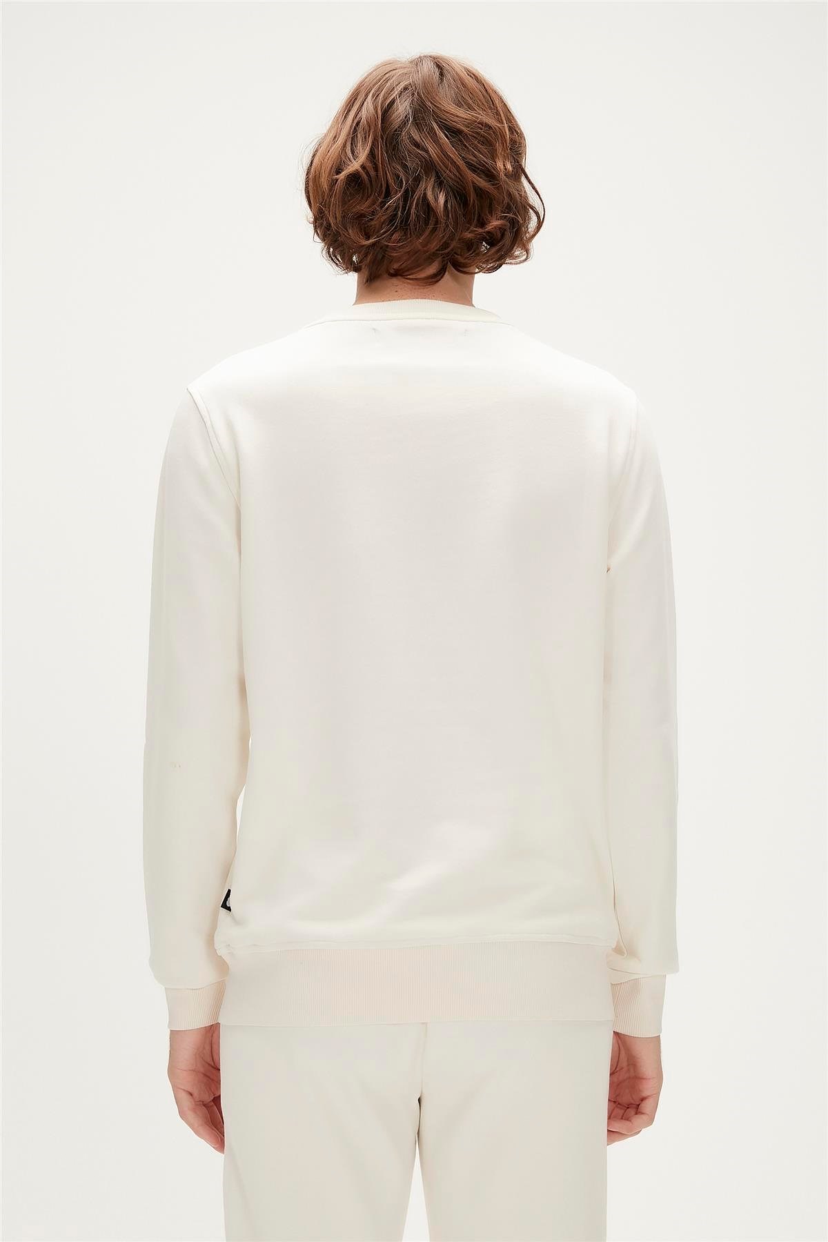 Bad Bear Erkek Sweatshirt 19.02.12.007-C108 Beyaz