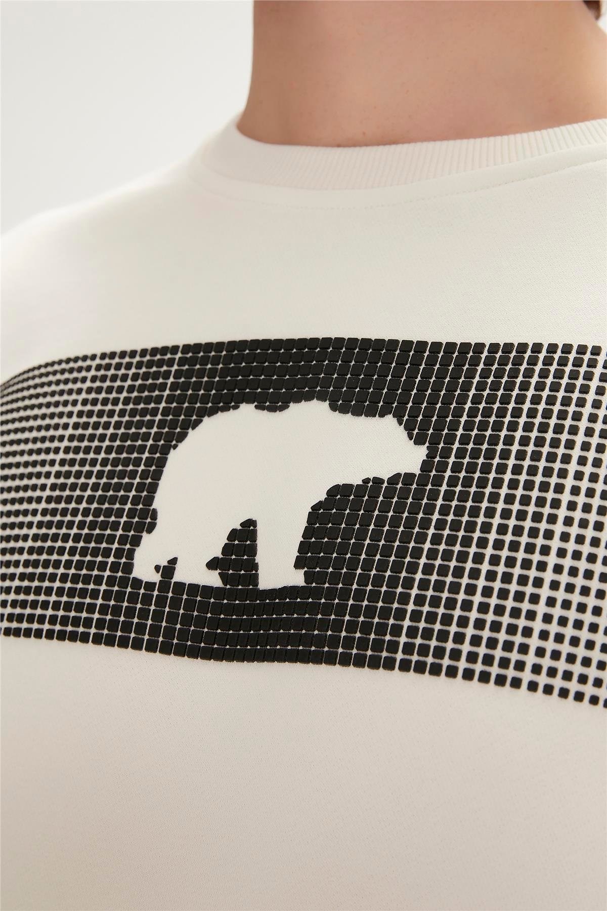 Bad Bear Erkek Sweatshirt 19.02.12.007-C108 Beyaz
