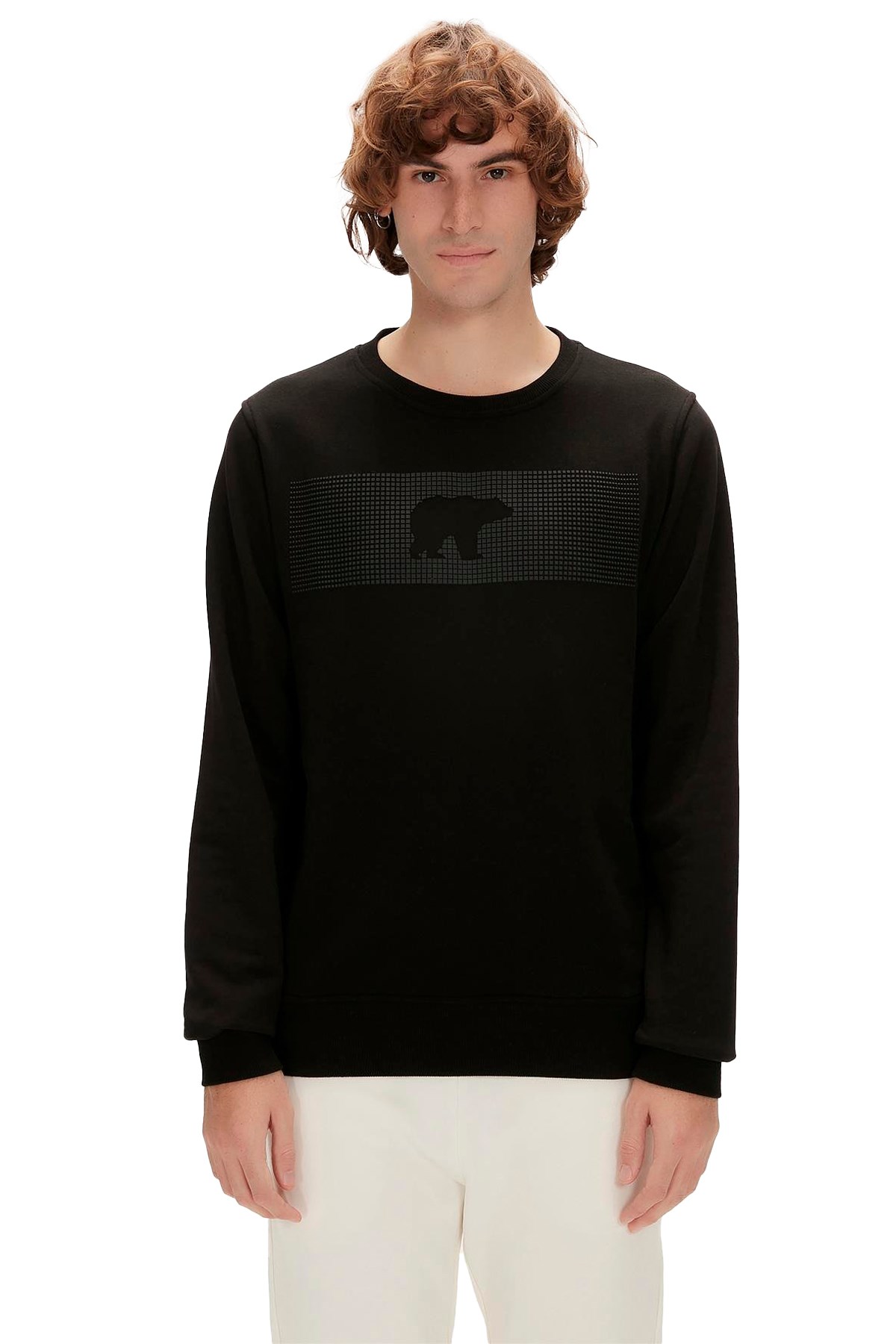 Bad Bear Erkek Sweatshirt 19.02.12.007-C27 Siyah