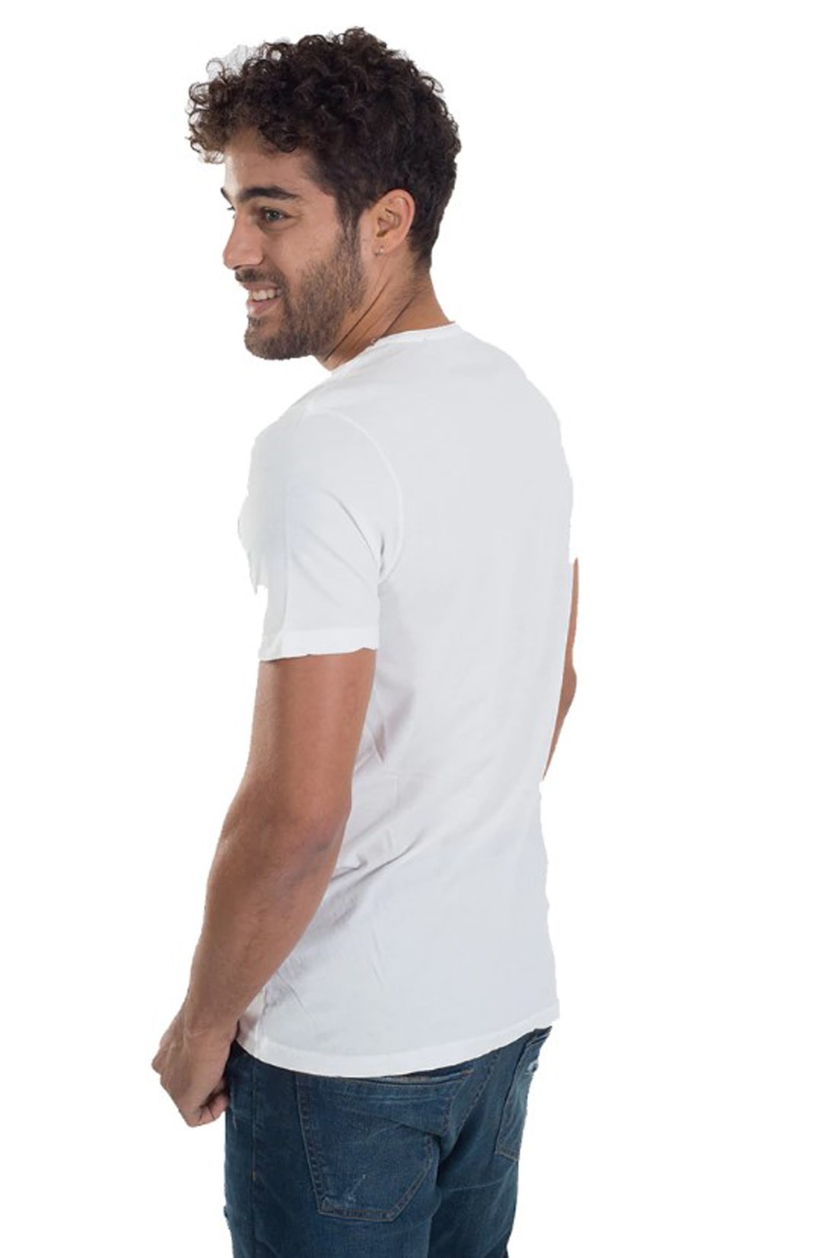 Nors Connected Loose Erkek Tshirt 1ETL001CTD Beyaz
