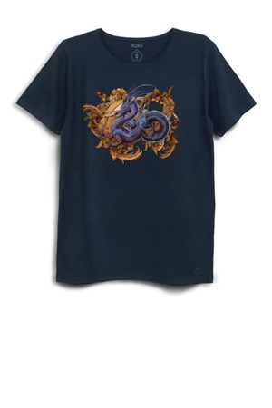 Nors Legendary Loose Erkek Tshirt 1ETL011LGND Lacivert