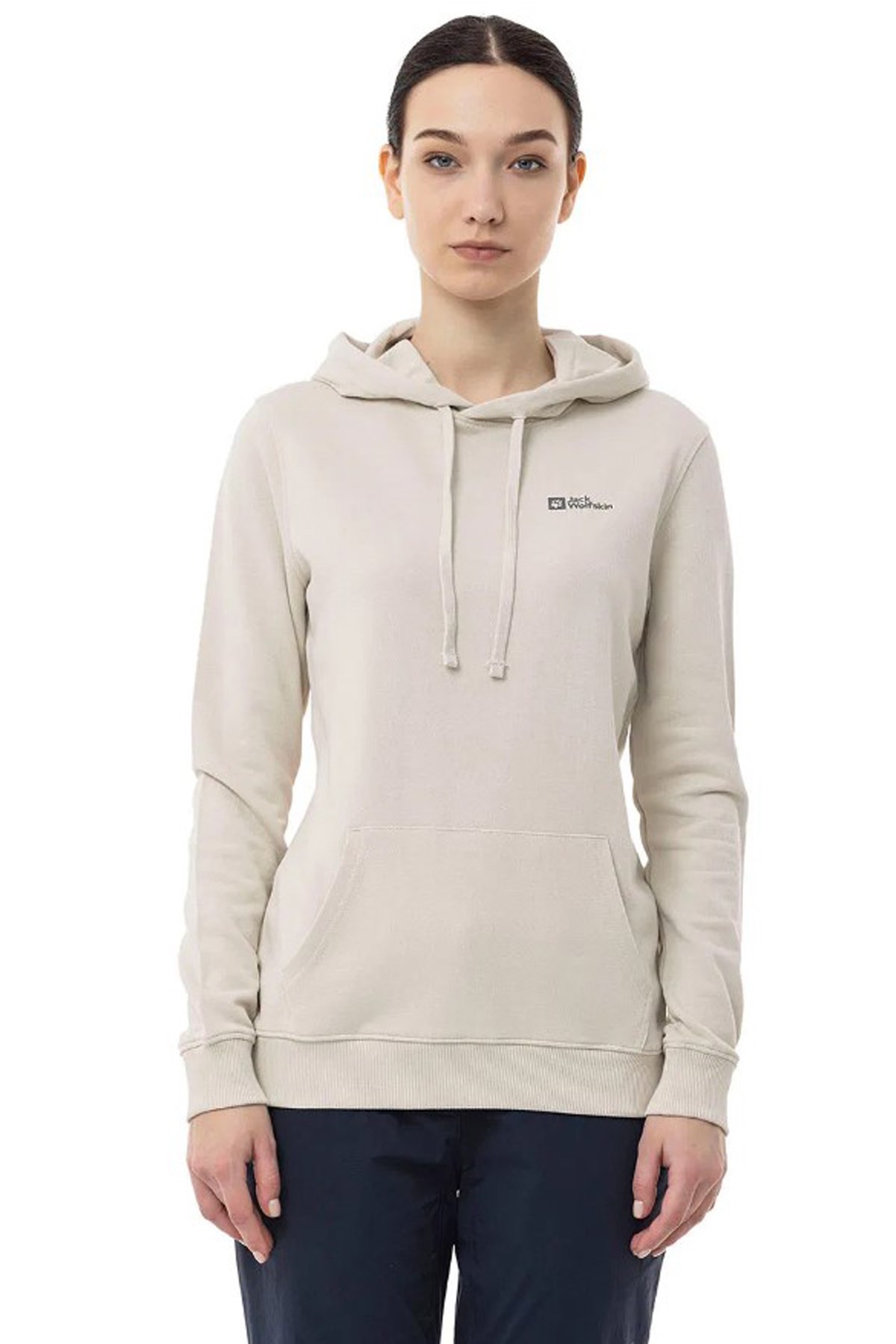 Jack Wolfskin Alice Hoody Kadın Sweatshirt 2000001TR-5609 Beyaz