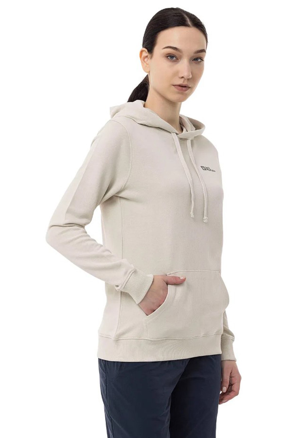 Jack Wolfskin Alice Hoody Kadın Sweatshirt 2000001TR-5609 Beyaz