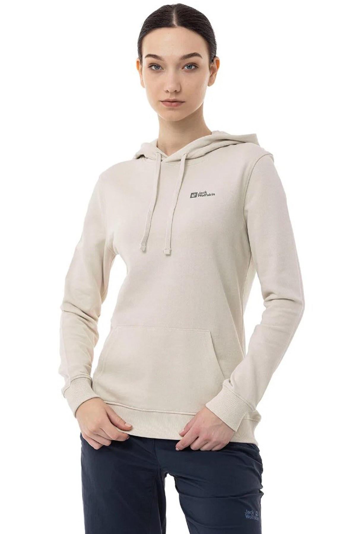 Jack Wolfskin Alice Hoody Kadın Sweatshirt 2000001TR-5609 Beyaz