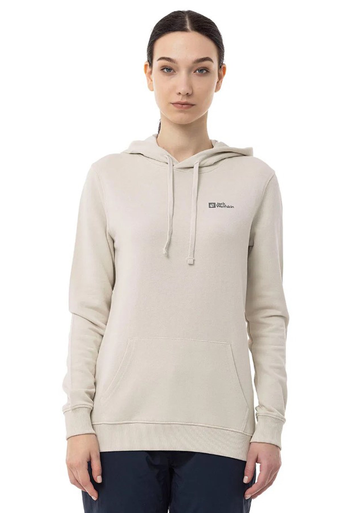 Jack Wolfskin Alice Hoody Kadın Sweatshirt 2000001TR-5609 Beyaz