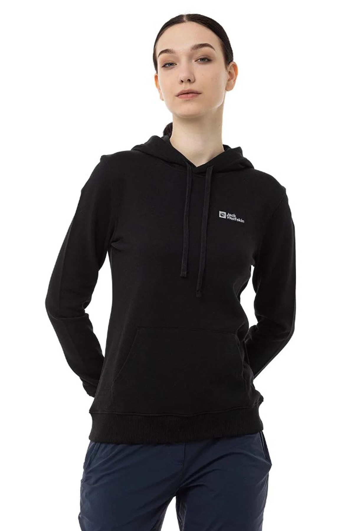 Jack Wolfskin Alice Hoody Kadın Sweatshirt 2000001TR-6000 Siyah