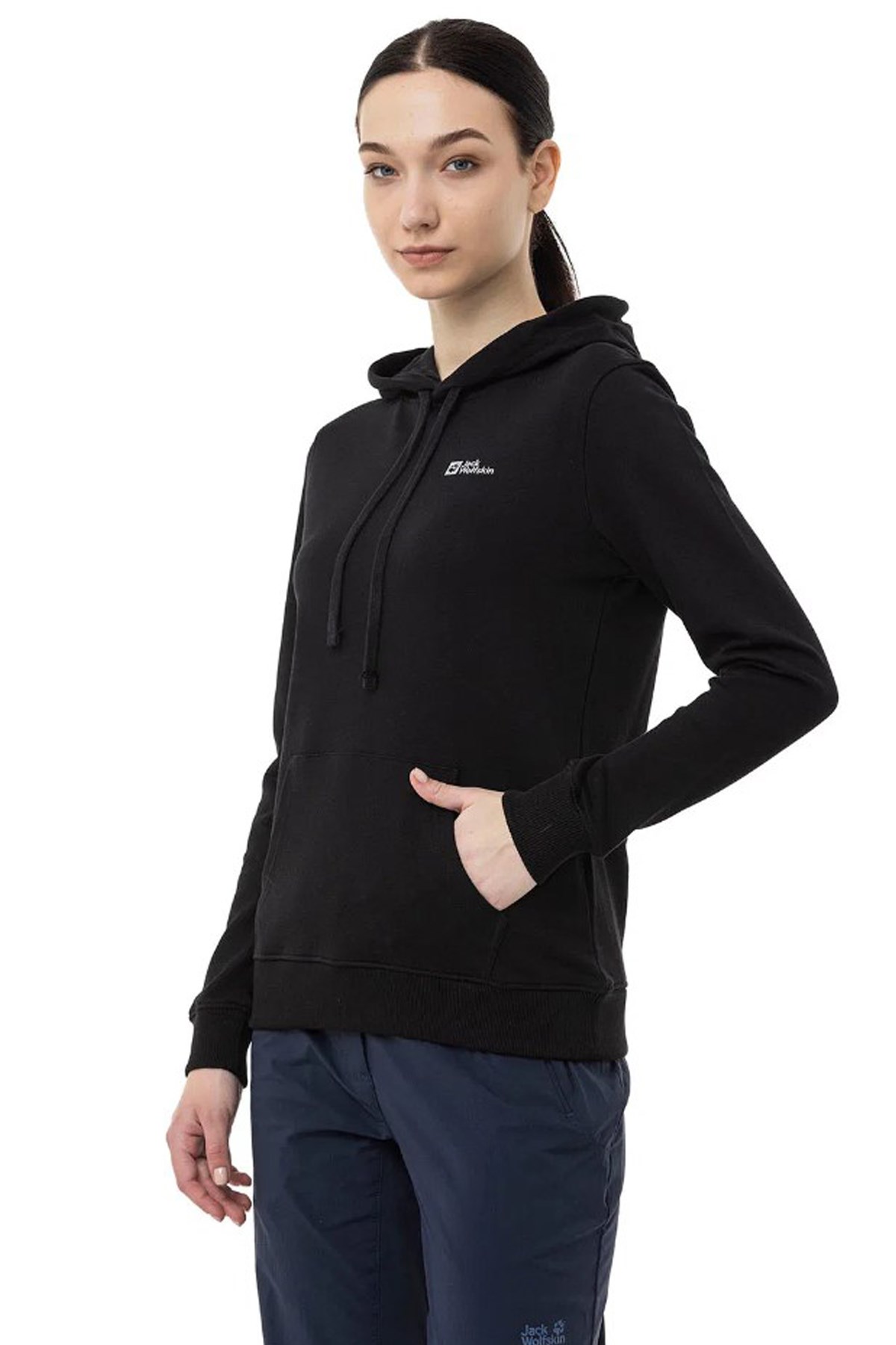 Jack Wolfskin Alice Hoody Kadın Sweatshirt 2000001TR-6000 Siyah